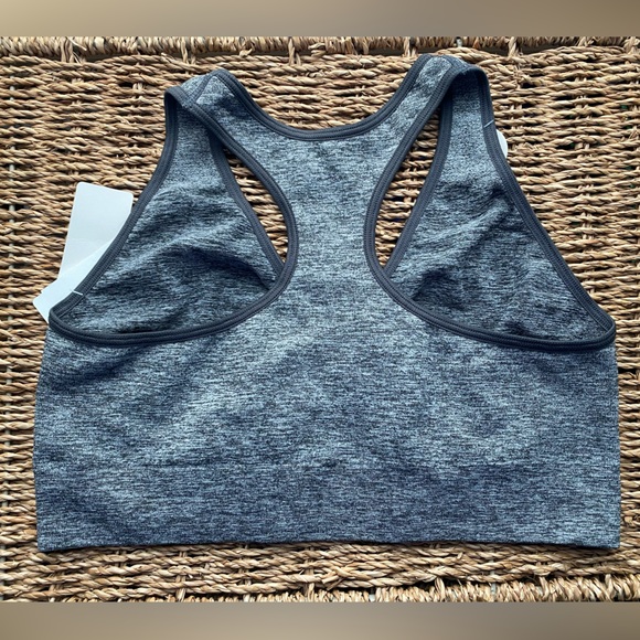 Hanes G39H Cozy Racerback Wire Free Bra Size 2XL Gravel Gray NWT - Picture 2 of 5
